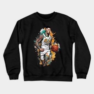 Basketball Tattoo Crewneck Sweatshirt